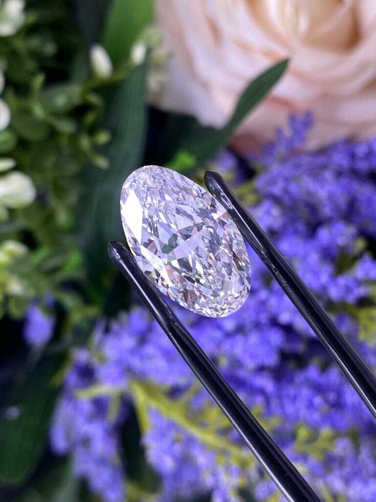 diamond 10 carat oval 8