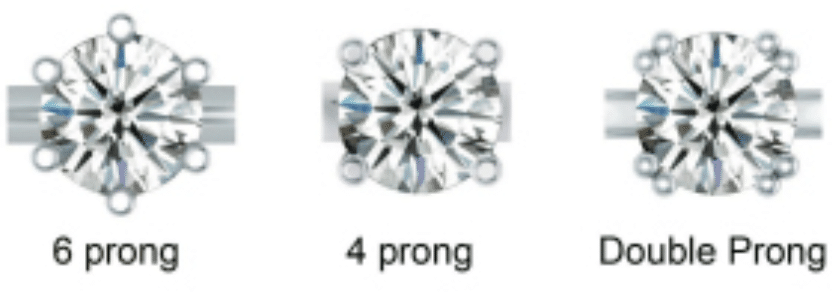 diamond prongs