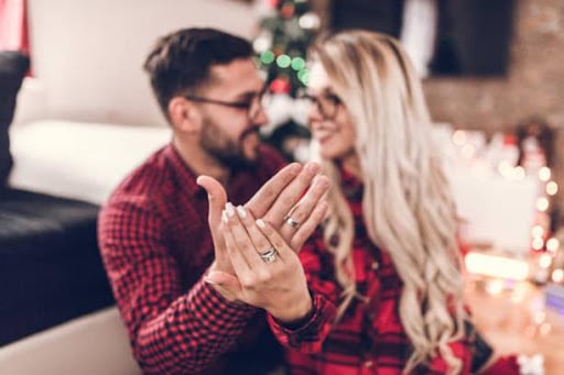 wedding ring engagement ring diamond jewelry