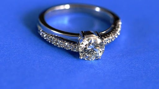 wedding ring engagement ring diamond jewelry