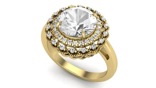 wedding ring engagement ring diamond jewelry