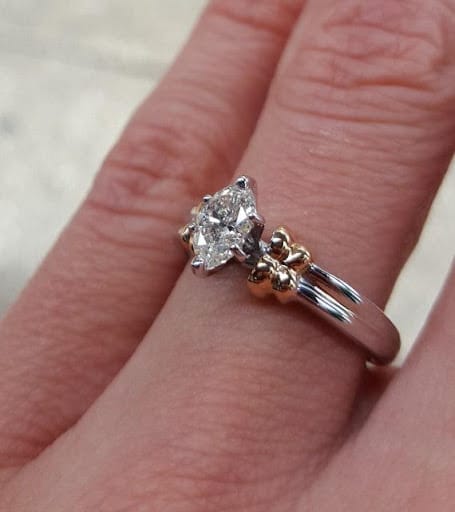 wedding ring engagement ring diamond jewelry