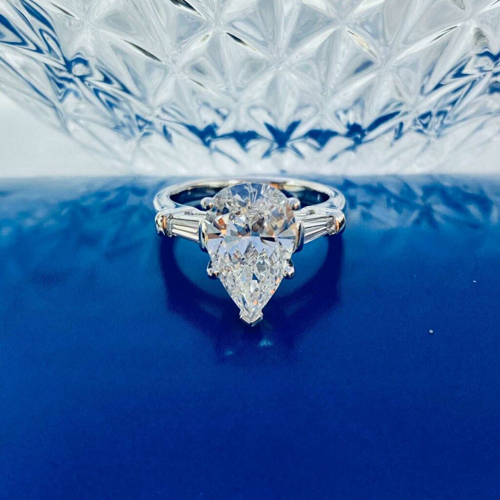 wedding ring engagement ring diamond jewelry