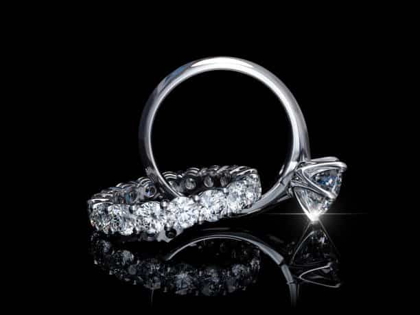 wedding ring engagement ring diamond jewelry