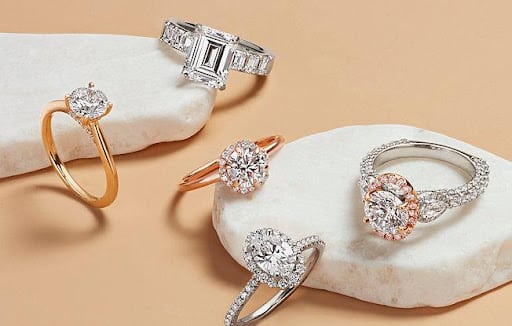 wedding ring engagement ring diamond jewelry