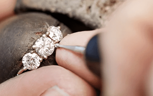 wedding ring engagement ring diamond jewelry