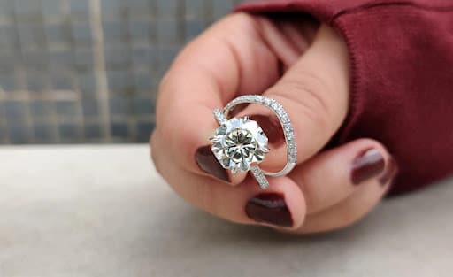 wedding ring engagement ring diamond jewelry