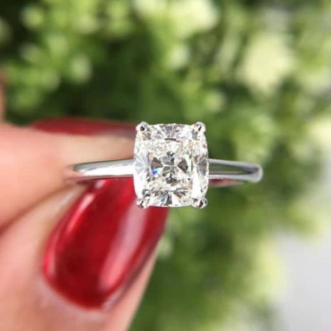 Cushion Cut Engagement Ring